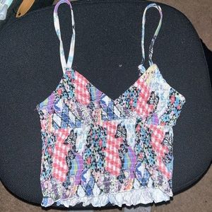 Rue21, spaghetti strapped crop top.